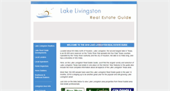 Desktop Screenshot of lakelivingstonrealestateguide.com